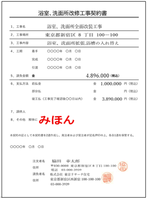 契約書と覚書
