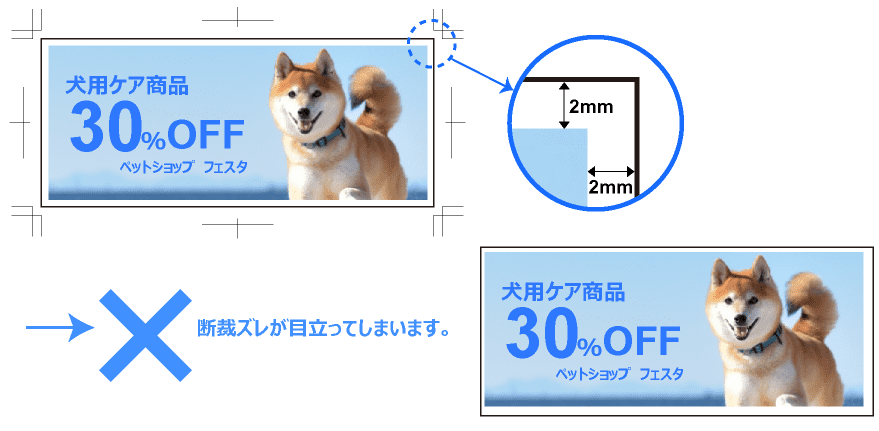 断裁ズレ