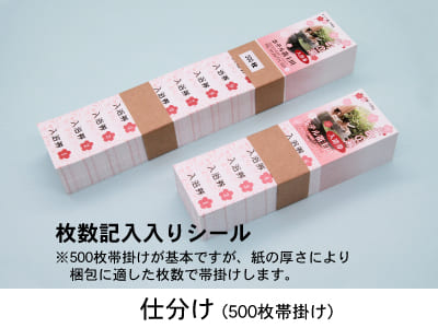 お食事,お弁当回数券,その他 枚数記入入りシール 500枚帯掛け