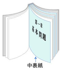 無線綴じ　冊子作成　印刷　中表紙見本　　サンプル